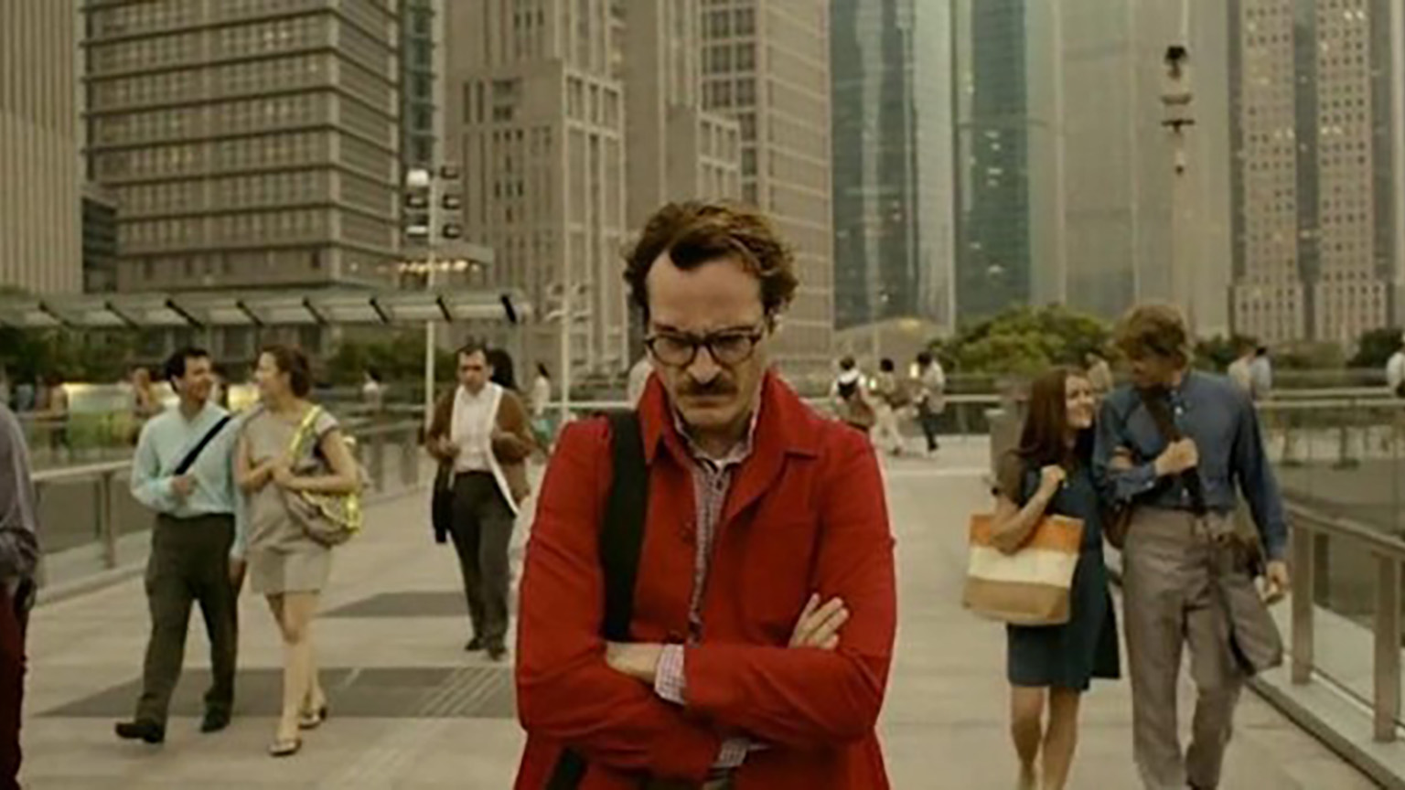 Man walking in an urban area
